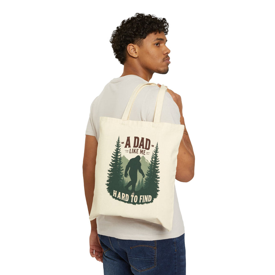 A Dad Like Me Is Hard to Find – Funny Bigfoot Cool Dad Father’s Day Gift Tote Bag