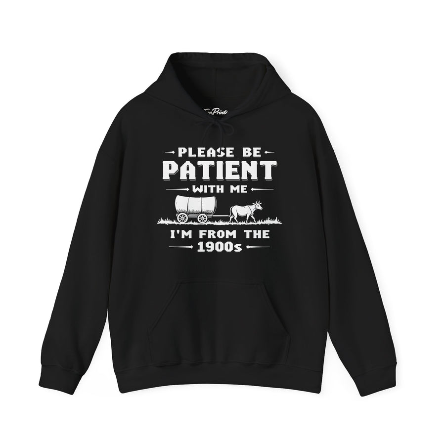 Funny Sarcastic Retro Saying Hoodie for Men Women, 1900s Humor Birthday Gift