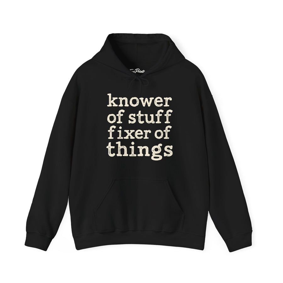 Knower of Stuff Fixer of Things – Funny Handyman Father’s Day Gift for Dad Hoodie