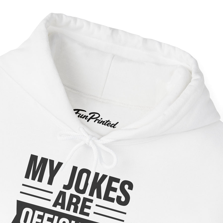 My Jokes Are Officially Dad Jokes – Funny New Dad Father’s Day Gift Hoodie