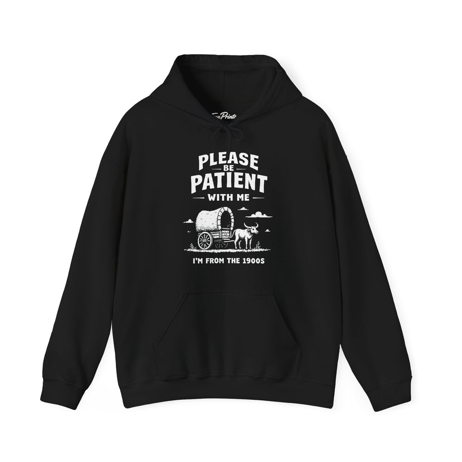 Funny Sarcastic Retro Saying Hoodie for Men Women, 1900s Humor Birthday Gift