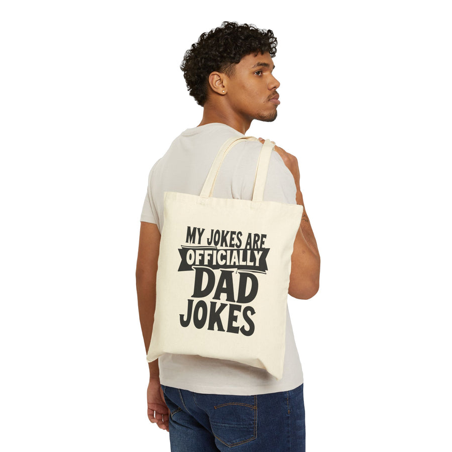 My Jokes Are Officially Dad Jokes – Funny New Dad Father’s Day Gift Tote Bag
