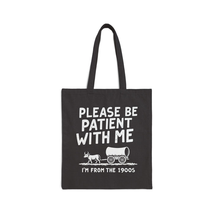 Funny Sarcastic Retro Saying Tote Bag for Men Women, 1900s Humor Birthday Gift