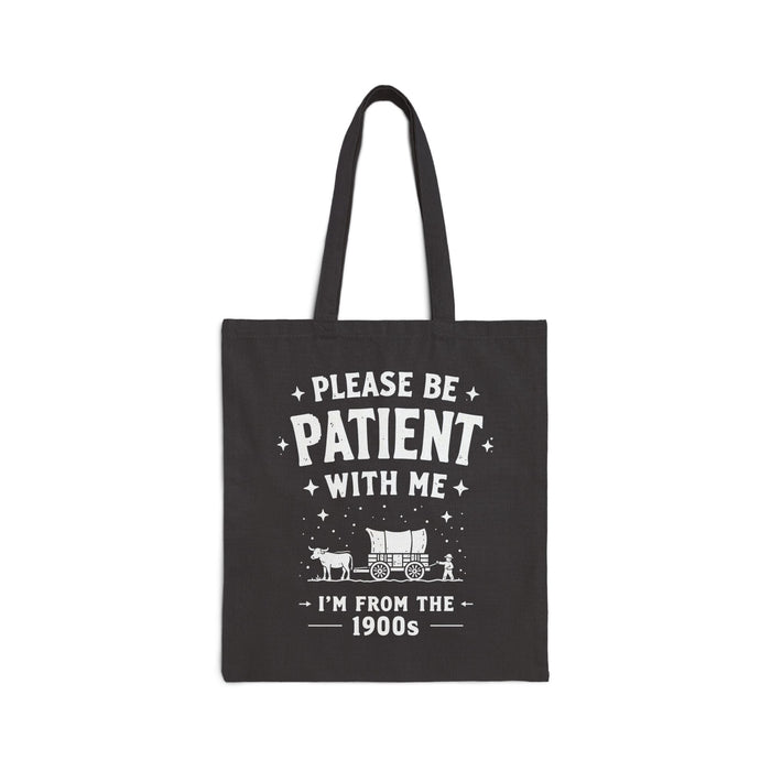 Funny Sarcastic Retro Saying Tote Bag for Men Women, 1900s Humor Birthday Gift