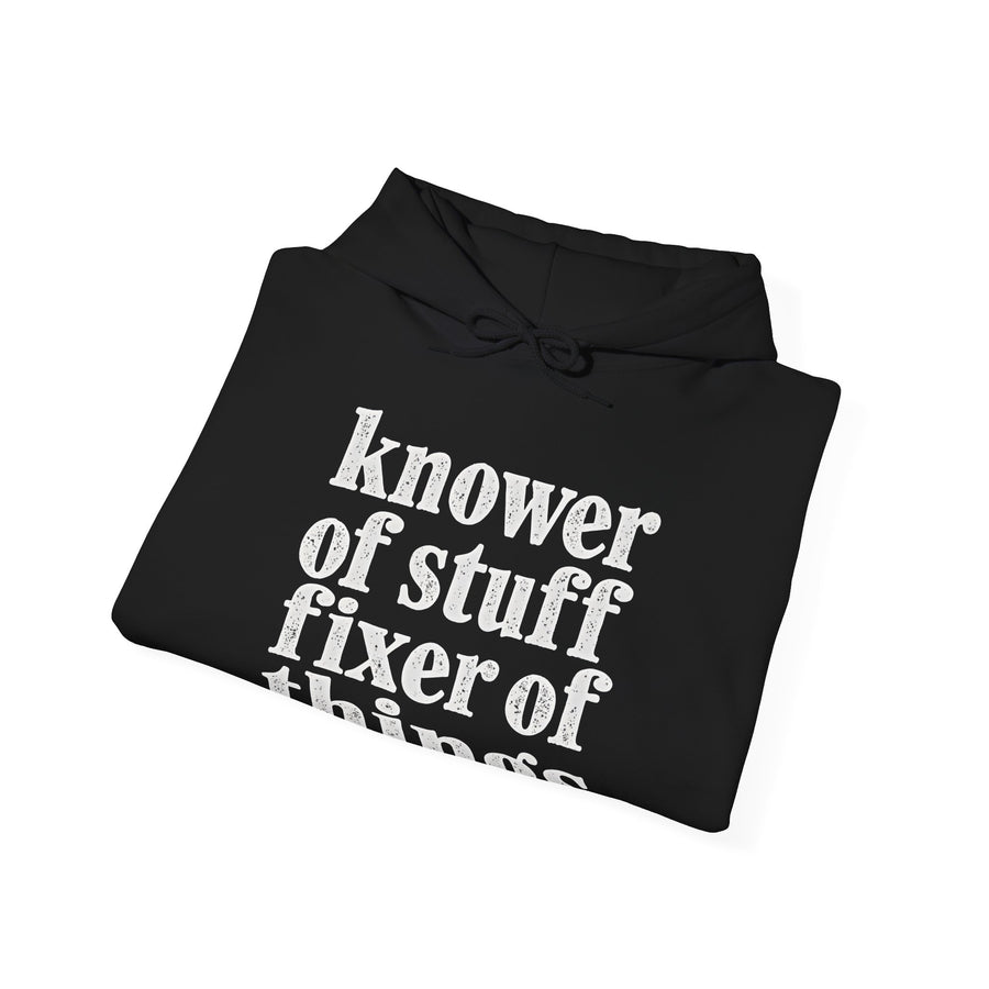 Knower of Stuff Fixer of Things – Funny Handyman Father’s Day Gift for Dad Hoodie