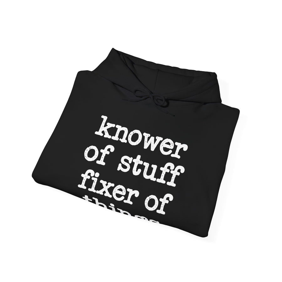 Knower of Stuff Fixer of Things – Funny Handyman Father’s Day Gift for Dad Hoodie