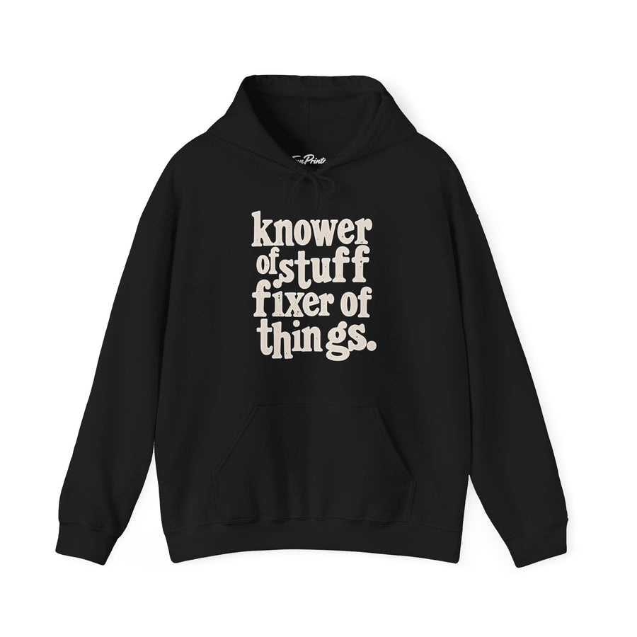 Knower of Stuff Fixer of Things – Funny Handyman Father’s Day Gift for Dad Hoodie