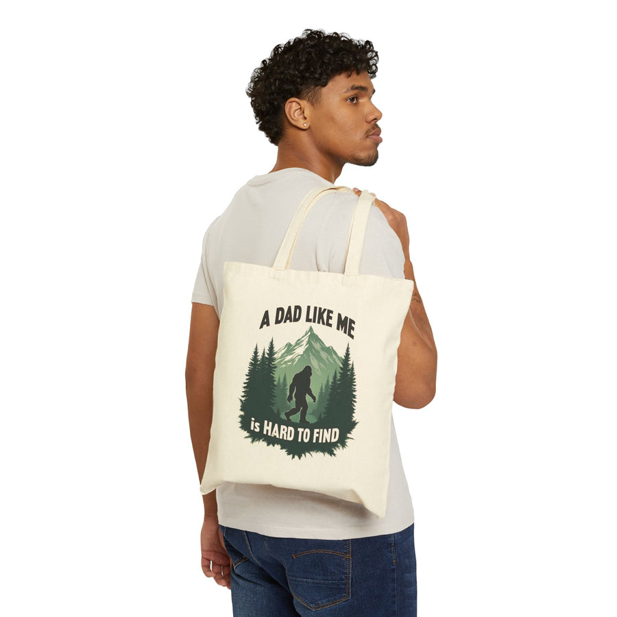 A Dad Like Me Is Hard to Find – Funny Bigfoot Cool Dad Father’s Day Gift Tote Bag