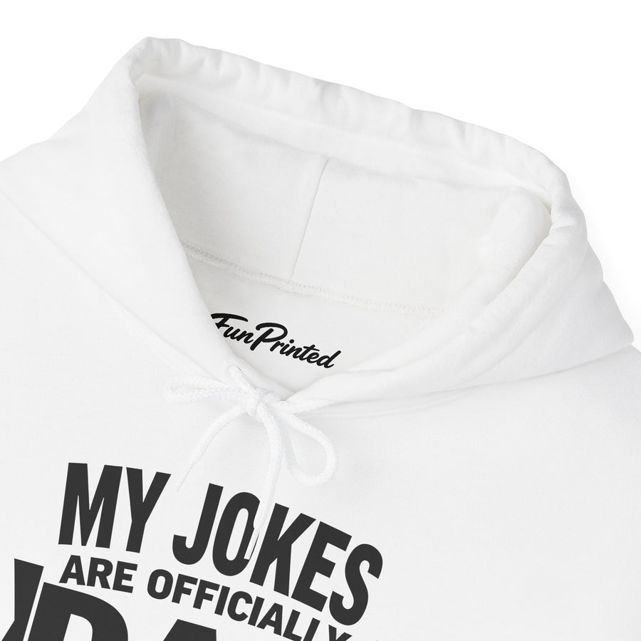My Jokes Are Officially Dad Jokes – Funny New Dad Father’s Day Gift Hoodie