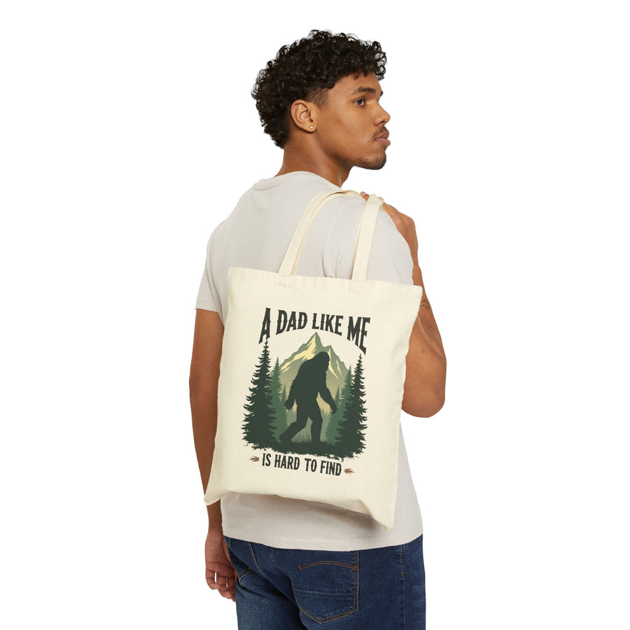 A Dad Like Me Is Hard to Find – Funny Bigfoot Cool Dad Father’s Day Gift Tote Bag