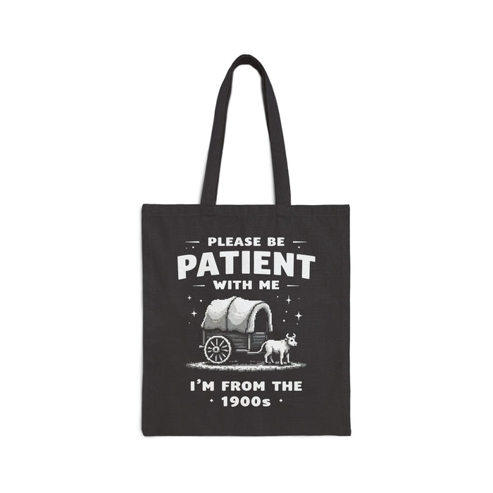 Funny Sarcastic Retro Saying Tote Bag for Men Women, 1900s Humor Birthday Gift