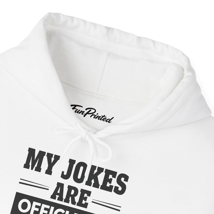 My Jokes Are Officially Dad Jokes – Funny New Dad Father’s Day Gift Hoodie
