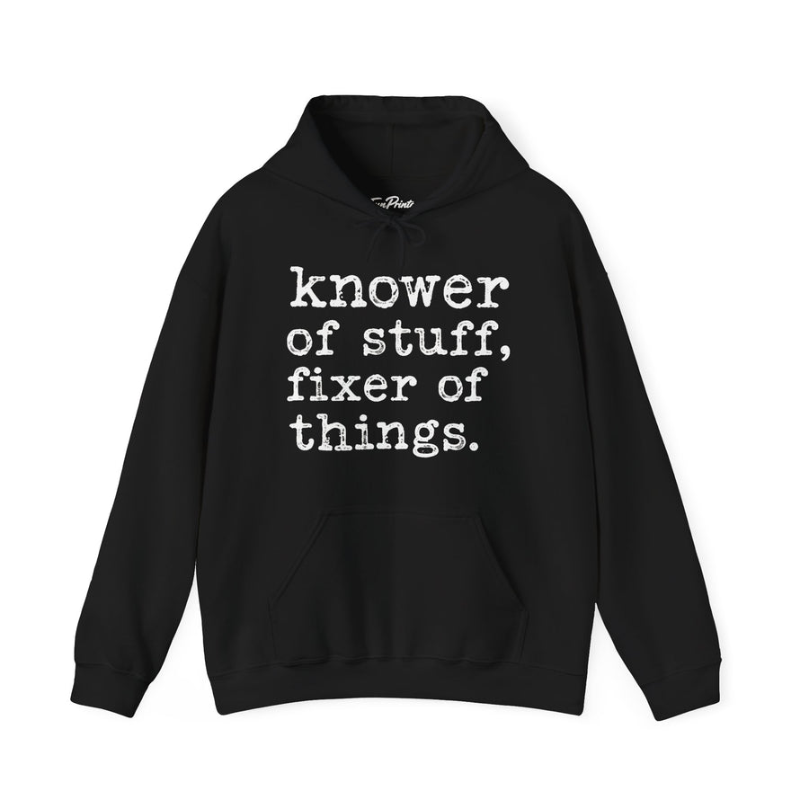 Knower of Stuff Fixer of Things – Funny Handyman Father’s Day Gift for Dad Hoodie