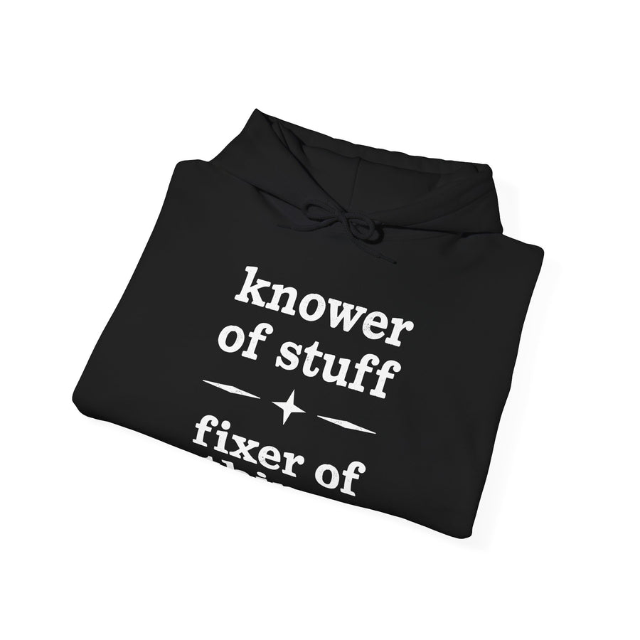 Knower of Stuff Fixer of Things – Funny Handyman Father’s Day Gift for Dad Hoodie