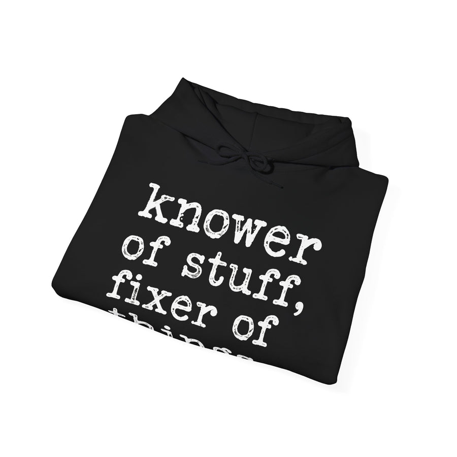 Knower of Stuff Fixer of Things – Funny Handyman Father’s Day Gift for Dad Hoodie