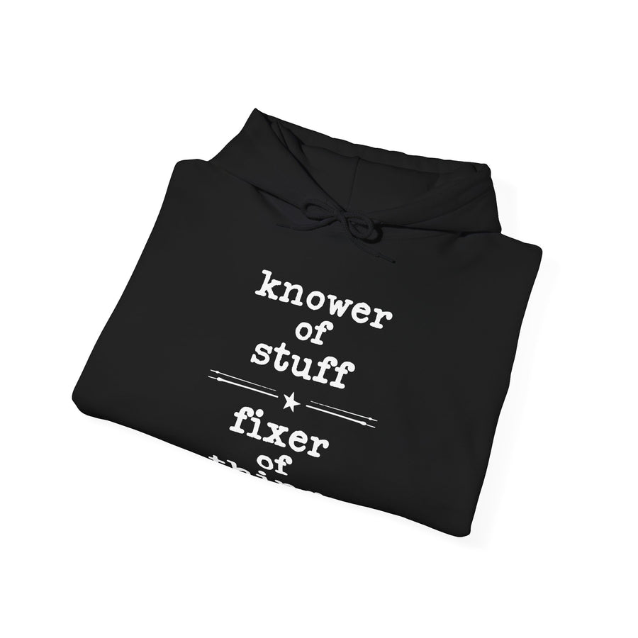 Knower of Stuff Fixer of Things – Funny Handyman Father’s Day Gift for Dad Hoodie