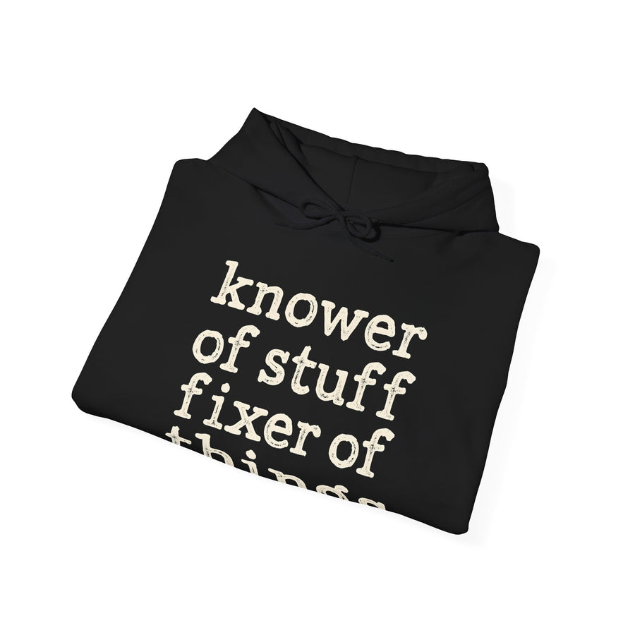 Knower of Stuff Fixer of Things – Funny Handyman Father’s Day Gift for Dad Hoodie
