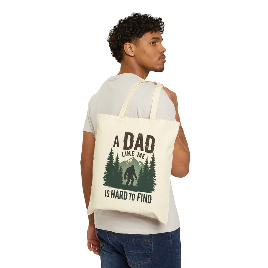 A Dad Like Me Is Hard to Find – Funny Bigfoot Cool Dad Father’s Day Gift Tote Bag