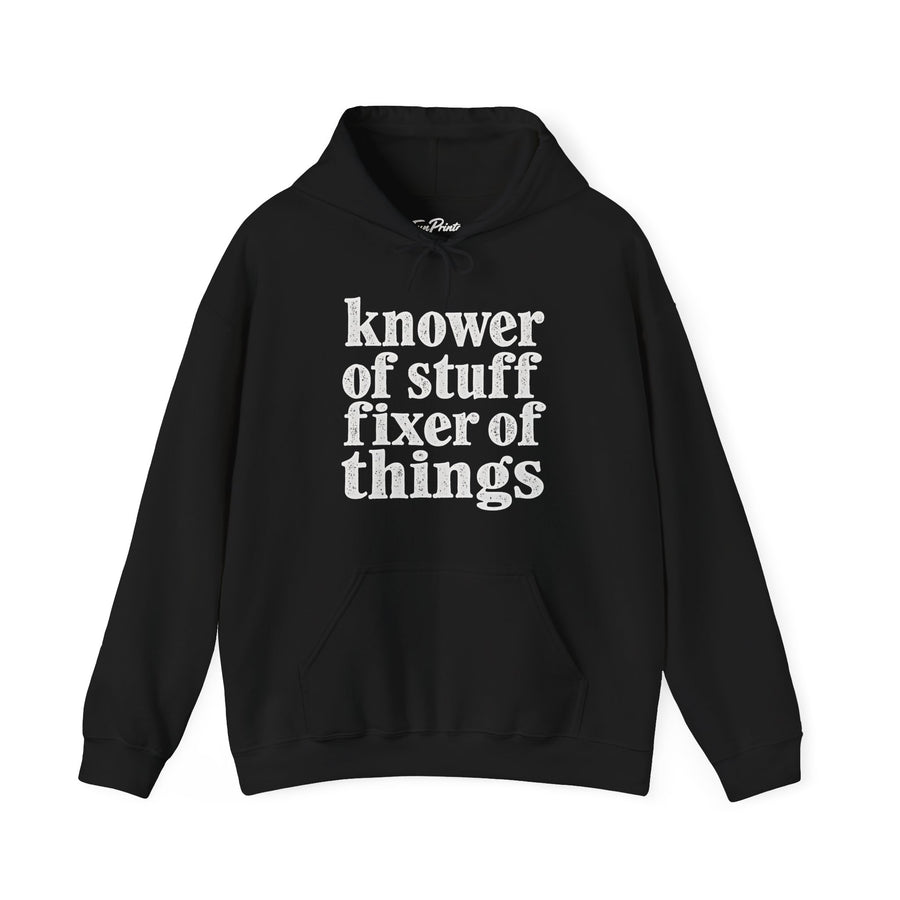 Knower of Stuff Fixer of Things – Funny Handyman Father’s Day Gift for Dad Hoodie