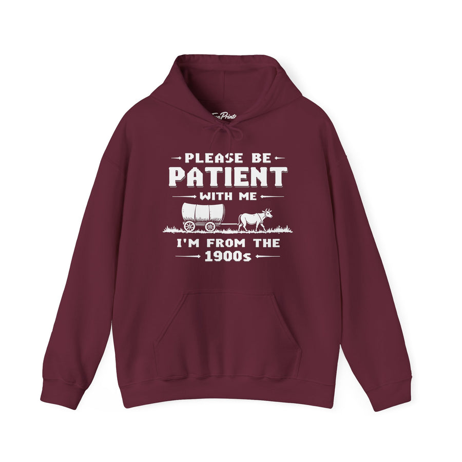 Funny Sarcastic Retro Saying Hoodie for Men Women, 1900s Humor Birthday Gift
