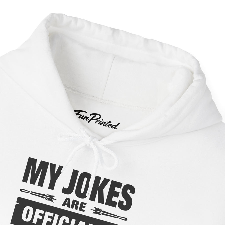 My Jokes Are Officially Dad Jokes – Funny New Dad Father’s Day Gift Hoodie