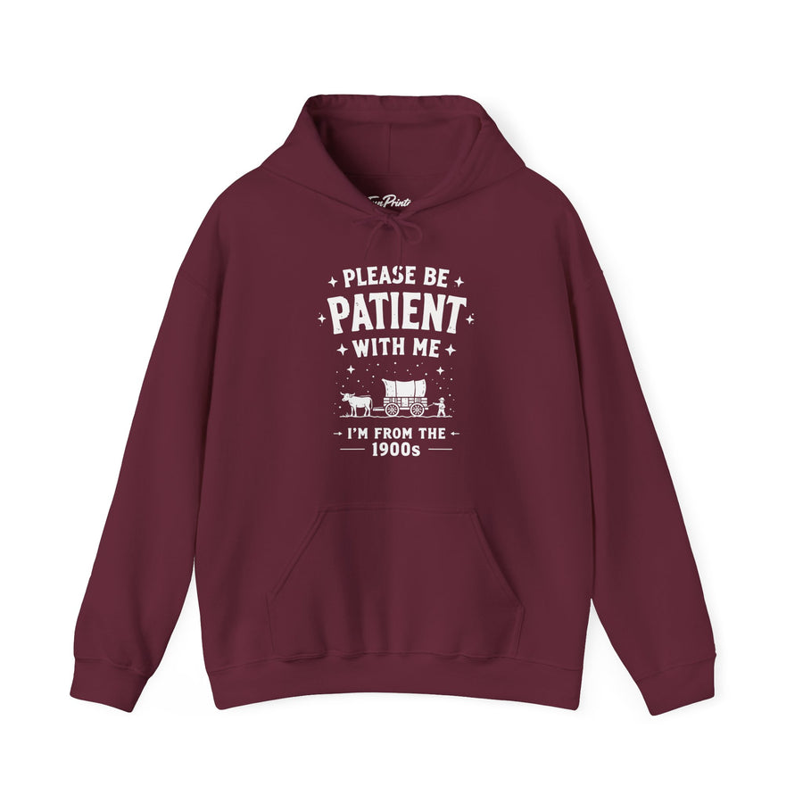 Funny Sarcastic Retro Saying Hoodie for Men Women, 1900s Humor Birthday Gift