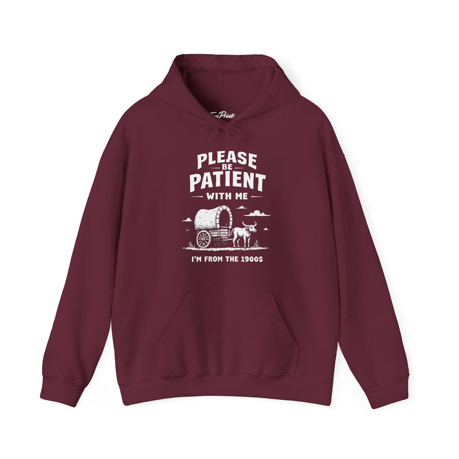 Funny Sarcastic Retro Saying Hoodie for Men Women, 1900s Humor Birthday Gift