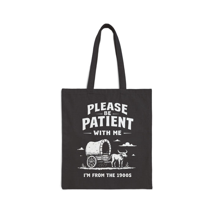 Funny Sarcastic Retro Saying Tote Bag for Men Women, 1900s Humor Birthday Gift