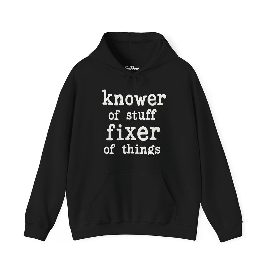 Knower of Stuff Fixer of Things – Funny Handyman Father’s Day Gift for Dad Hoodie