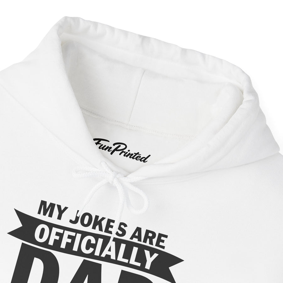 My Jokes Are Officially Dad Jokes – Funny New Dad Father’s Day Gift Hoodie