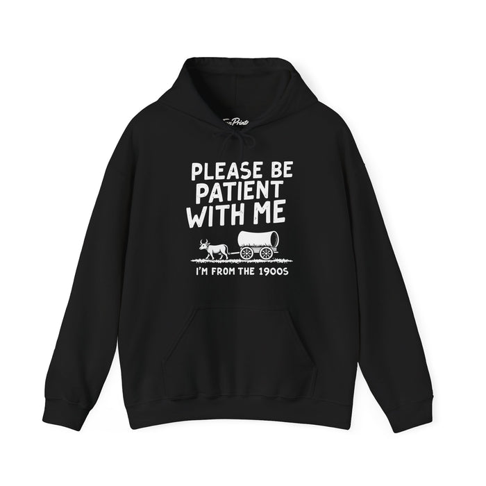 Funny Sarcastic Retro Saying Hoodie for Men Women, 1900s Humor Birthday Gift