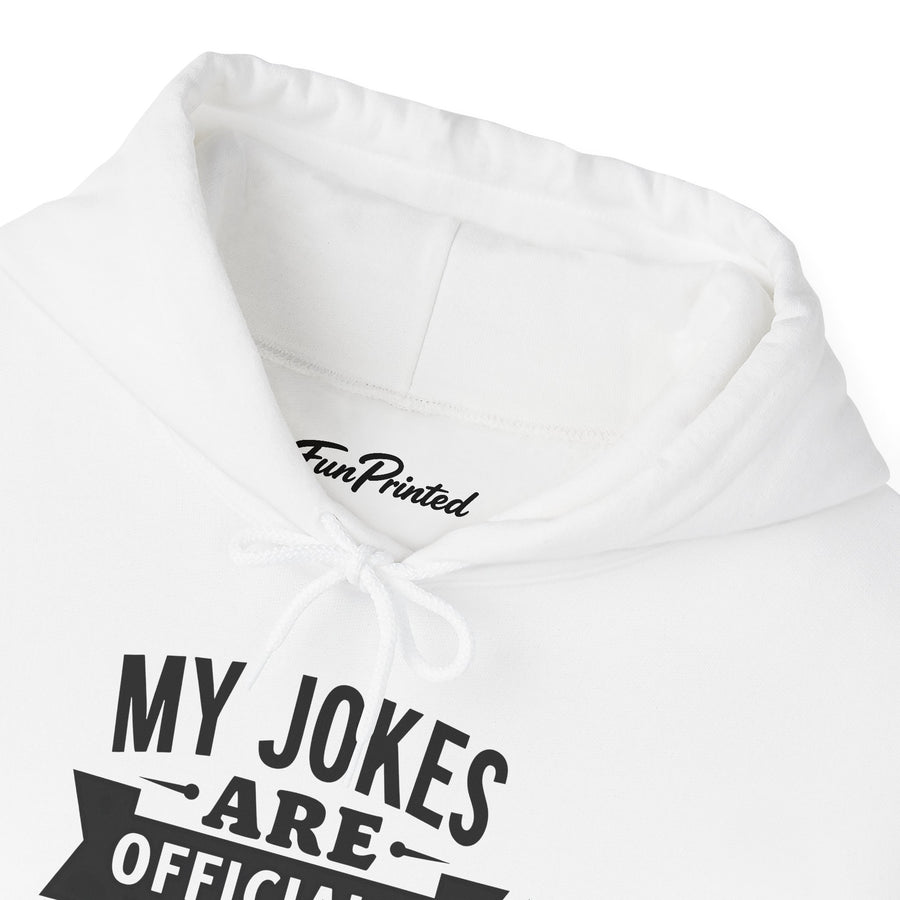 My Jokes Are Officially Dad Jokes – Funny New Dad Father’s Day Gift Hoodie