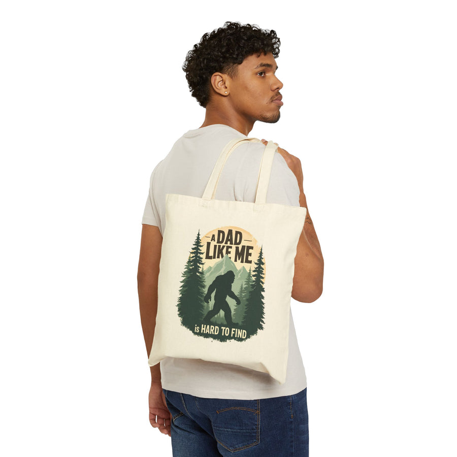 A Dad Like Me Is Hard to Find – Funny Bigfoot Cool Dad Father’s Day Gift Tote Bag