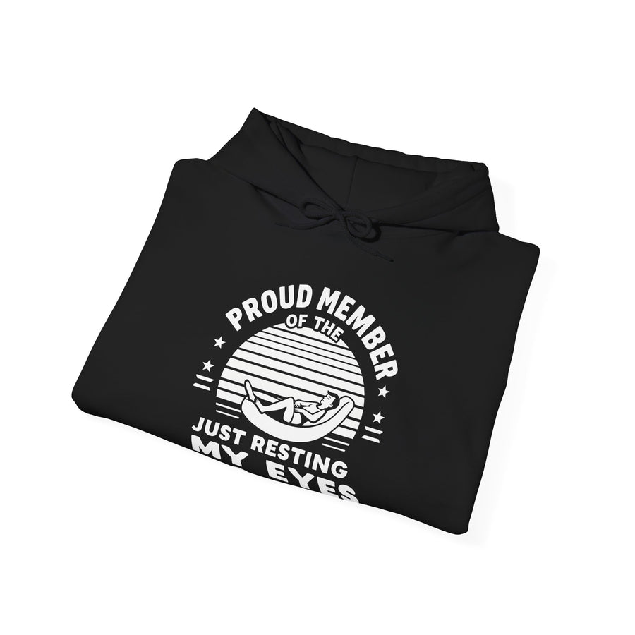 Proud Member of the Just Resting My Eyes Club – Funny Dad Father’s Day Gift Hoodie