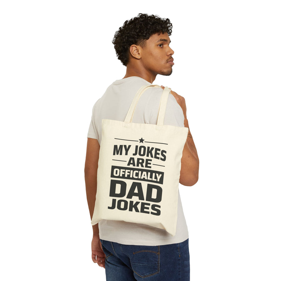My Jokes Are Officially Dad Jokes – Funny New Dad Father’s Day Gift Tote Bag