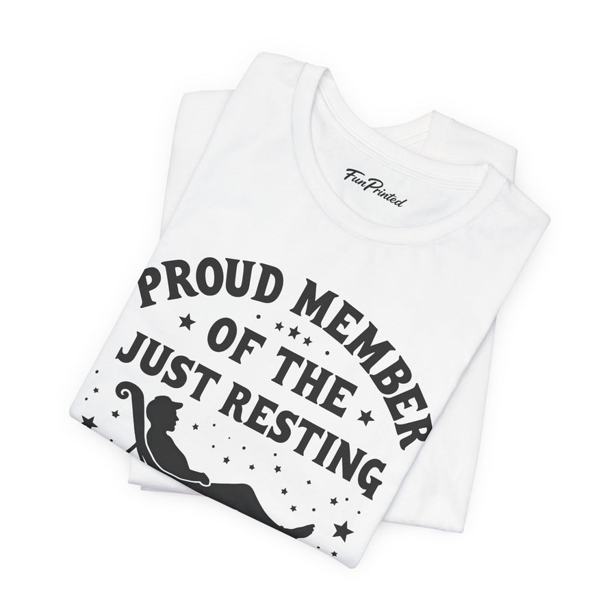 Proud Member of the Just Resting My Eyes Club – Funny Dad Father’s Day Gift T-Shirt