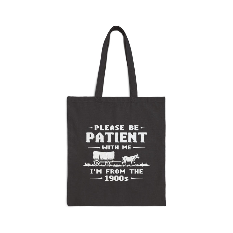 Funny Sarcastic Retro Saying Tote Bag for Men Women, 1900s Humor Birthday Gift